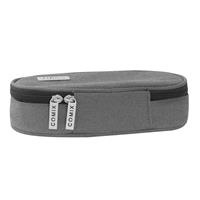 Astuccio Ovale Organizzato Monocolore Grigio Mel. Comix
