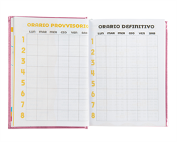 Diario/Agenda 16 Mesi Mini Special Comix Pink Heart