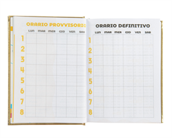 Diario/Agenda 16 Mesi Std Special Comix Gold Star