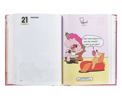 Diario/Agenda 16 Mesi Std Special Comix Pink Heart