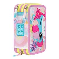 Astuccio 3 Zip Unicorno Mofumofu