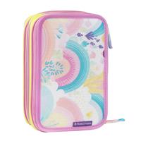 Astuccio 3 Zip Unicorno Mofumofu