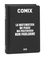 Diario/Agenda Comix 16M Std Black&Silver