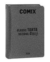Diario/Agenda Comix 16M Std Charcoal