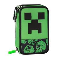 Astuccio 3 Zip Pixel Minecraft