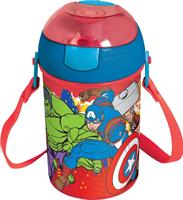 Borraccia Pop Up ml.450 C/tracolla Avengers 