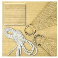 Vela triangolare con connettore e corda in poliestere 3x3x3mt