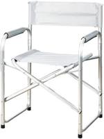 Sedia Regista 47x55x78H Alluminio d.24 Grey HU-169