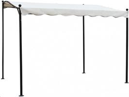 GAZEBO VERANDA MT.3X2.5X2.5H GRIGIO TUBE M.40X40 JU-017