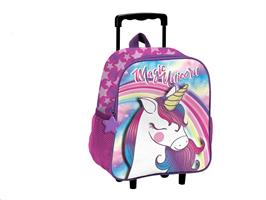 Zaino-Trolley Asilo 3D Unicorno