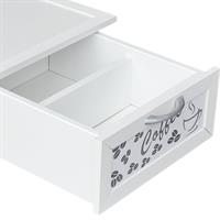 CASSETTO PORTA CIALDE CAFFÈ BIANCO