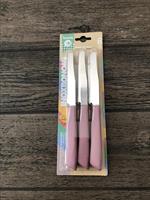 Blister 6 Coltelli Tavola 11 cm Rosa Antico