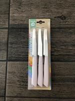 Blister 6 Coltelli Tavola 11 cm Beige
