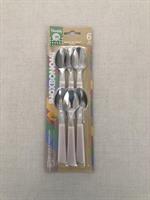 Blister 6 Cucchiaini Caffe' Beige