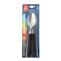 Blister 6 Cucchiaio Tavola Nero