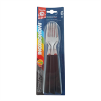 Blister 6 Forchetta Nero