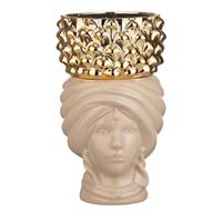 Moro Donna 22 Cm Tortora Con Pigna Gold