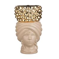 Moro Donna 30 Cm Tortora Con Pigna Gold