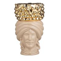Moro Uomo 42 Cm Tortora Con Pigna Gold