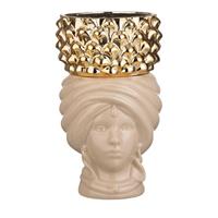 Moro Donna 42 Cm Tortora Con Pigna Gold