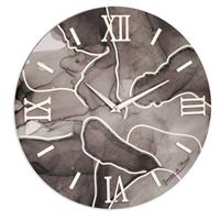 Orologio Marmo 80 Cm Grigio Sscuro