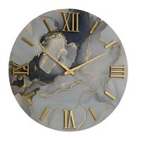 Orologio Marmo 80 Cm Nero
