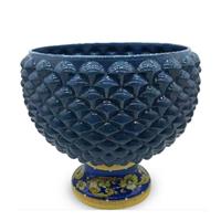 Alzata Pigna Blu 30 Cm