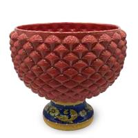 Alzata Pigna Rossa 30Cm