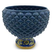 Alzata Pigna Blu 25 Cm