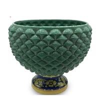 Alzata Pigna Verde 25Cm