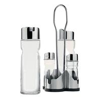 Set 4Pz Menage Acciaio Tappo