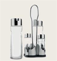 Set 4Pz Menage Acciaio Tappo