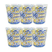 6 Bicchieri 30Cl Vietri