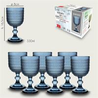 6 Calici Serenity Blu