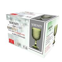 6 Calici Serenity Verde 6 Calici Serenity Verde