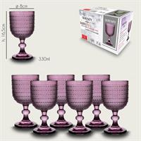 6 Calici Serenity Porpora
