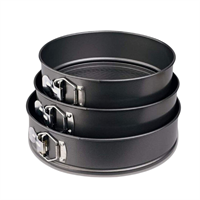 3 Tortiere Con Cerniera 18/20/22 Cm. H6.8