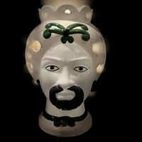 Lampada 24X24X36 Testa Moro Donna Lampada 24X24X36 Testa Moro Donna