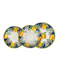 Servizio Piatti 18 Pz La Costiera Limoni Servizio Piatti 18 Pz La Costiera Limoni