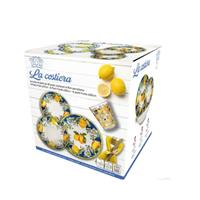 Servizio Piatti 18 Pz La Costiera Limoni Servizio Piatti 18 Pz La Costiera Limoni
