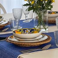 Servizio Piatti 18 Pz La Costiera Limoni Servizio Piatti 18 Pz La Costiera Limoni