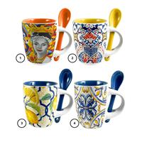 Tazza Caffe' Con Cucchiaino