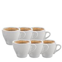 6 Tazzine Caffe' Bianche 58060
