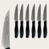 6 Coltelli Bistecca Black