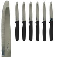 6 Coltelli Professional Black