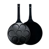 Padella Pancake Cm.26 7 Stampi Padella Pancake Cm.26 7 Stampi