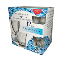 6 Calici +6 Tumbler 6 Calici +6 Tumbler