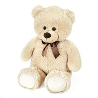 Orso Beige L 80Cm Con Fiocco