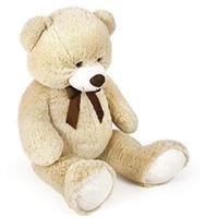 Orso Beige Con Fiocco 100 Cm