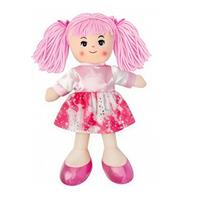 Bambola Pezza 30 Cm Capelli Colorati